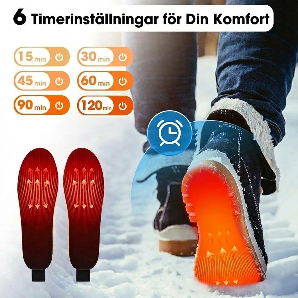 FireFootie Värmesulor Uppladdningsbara