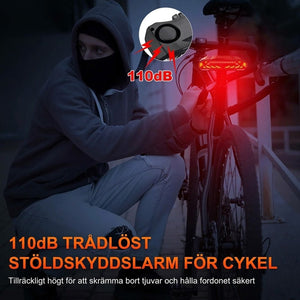 Lumiridex Cykellampa Uppladdningsbar
